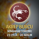 Akrep Burcu 2018 Sonbahar Yorumu