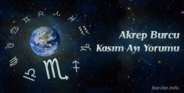 Akrep Burcu Kasım Falı Yorumu