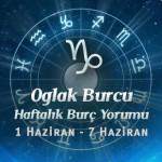 Oğlak Burcu Haftalık Yorum 1 - 7 Haziran