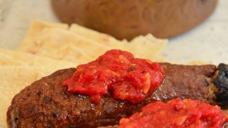 Köfte Mantolu Patlıcan Kebabı
