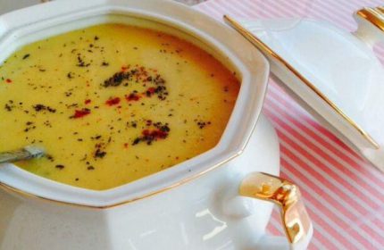 Terbiye Soslu Mercimek Çorbası