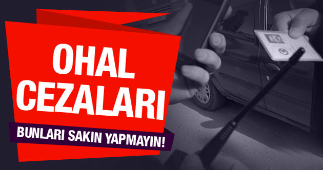 OHAL’de Para Cezaları