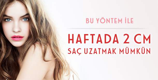 Haftada 2 cm Saç Uzatmak Mümkün