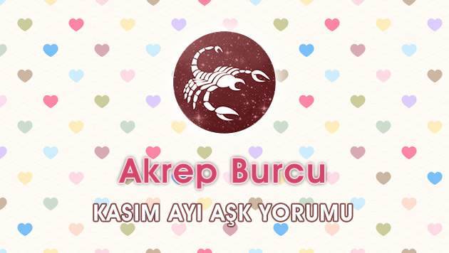 Akrep Burcu Kasım 2016 Aşk Yorumu