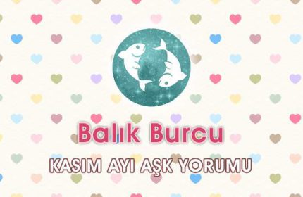 Balık Burcu Kasım 2016 Aşk Yorumu