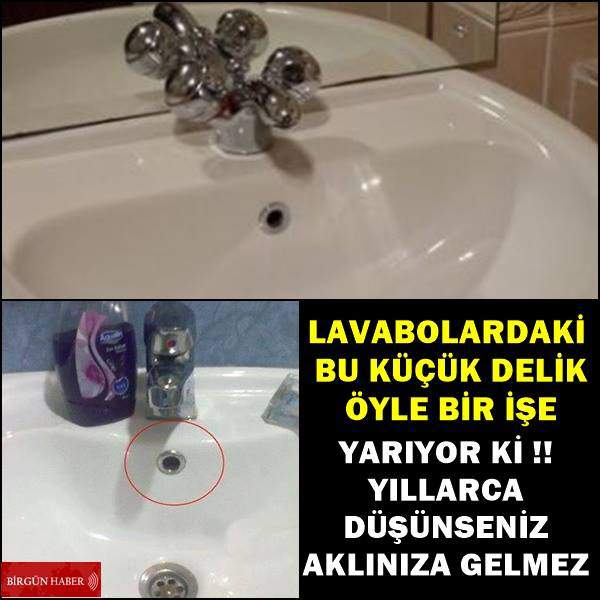 Lavabolardaki Küçük Delik Ne İşe Yarıyo