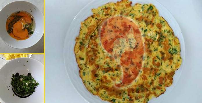 Otlu Peynirli Omlet