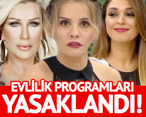 Evlilik Programları Yasaklandı