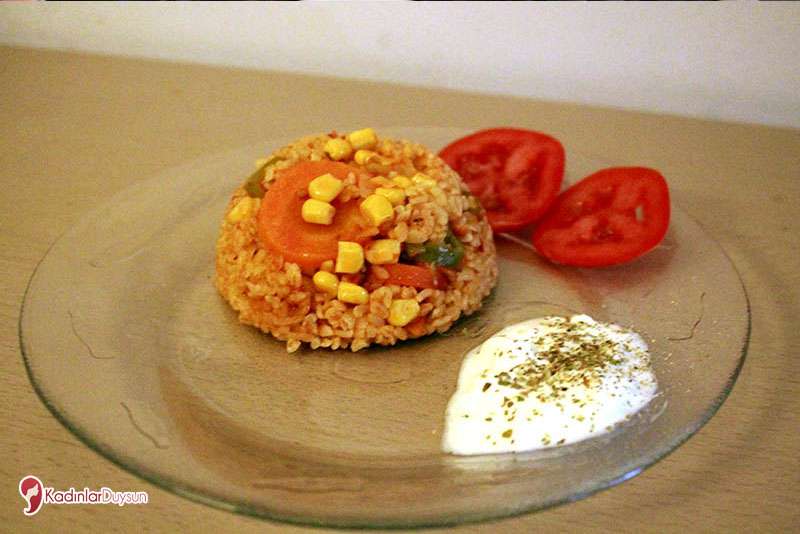 Sebzeli Bulgur Pilavı