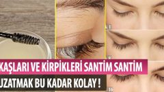 Hint Yağı ile Kirpik ve Kaş Uzatma