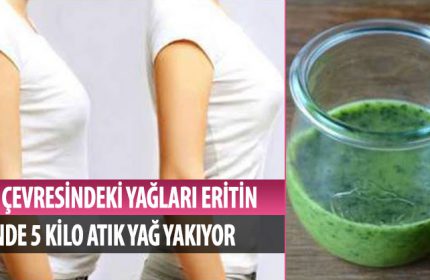 Mide Çevresindeki Yağları Eritin ! 3 Günde 5 Kilo Atık Kaybedin