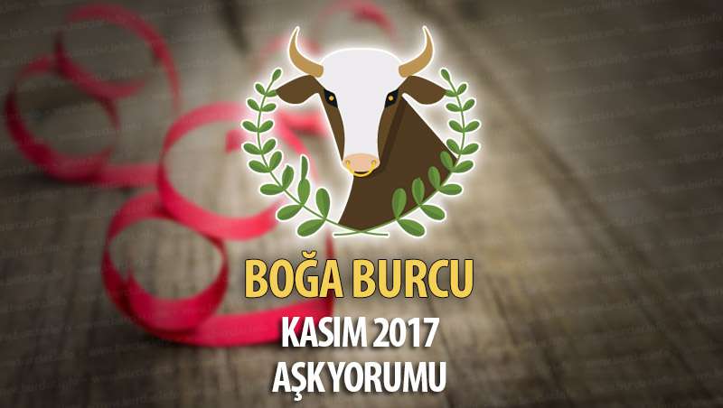 Boğa Burcu Kasım 2017 Aşk Yorumu