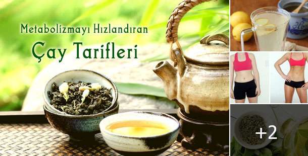 Metabolizmayı Hızlandıran Çay Tarifleri