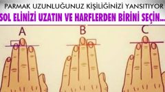 Parmaklarınız Kişiliğiniz Hakkında İpuçları Veriyor