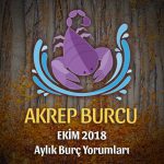 Akrep Burcu Ekim 2018 Yorumu