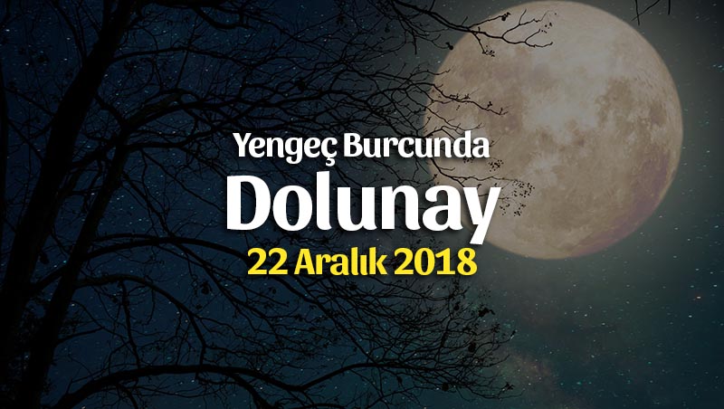 22 Aralık 2018 Yengeç Burcunda Dolunay Etkileri