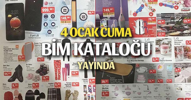 Bim 4 Ocak 2019 Kataloğu Yayında