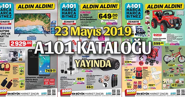 A101 23 Mayıs 2019 Kataloğu Yayında