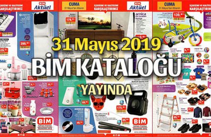 BİM 31 Mayıs Cuma Kataloğu Yayında