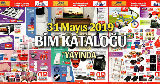 BİM 31 Mayıs Cuma Kataloğu Yayında