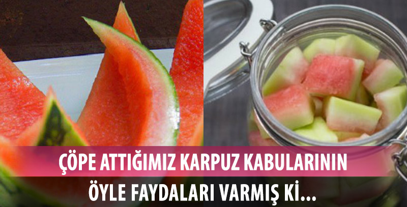 Karpuz Kabuğu Faydaları