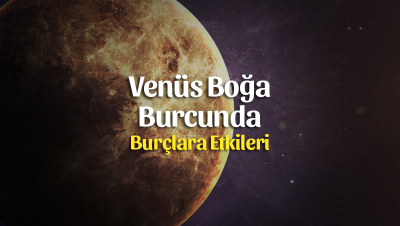 Venüs Boğa Burcunda 15 Mayıs Burçlara Etkileri