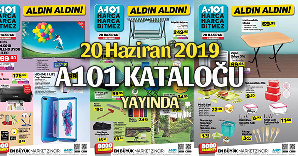 A101 20 Haziran 2019 Kataloğu Yayında