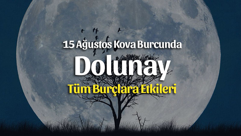 Dolunay Kova Burcunda 15 Ağustos 2019