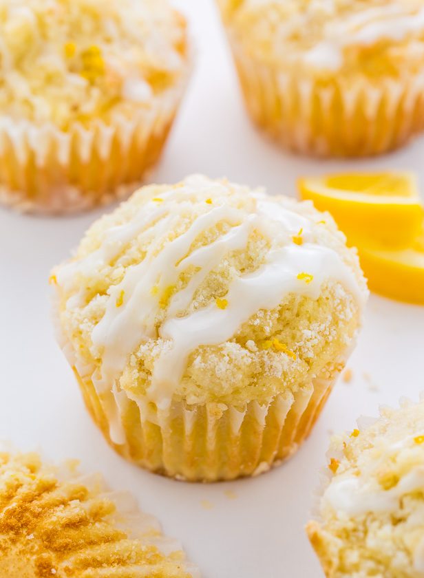 Limonlu Kırıntılı Muffin