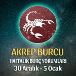 Akrep Burcu Haftalık Burç Yorumu 30 Aralık - 5 Ocak