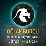 Oğlak Burcu Haftalık Burç Yorumu 30 Aralık - 5 Ocak