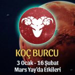 Koç Burcu 3 Ocak Mars Yay Transiti Etkileri