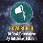 Kova Burcu 10 Ocak Dolunay ve Ay Tutulması Etkileri