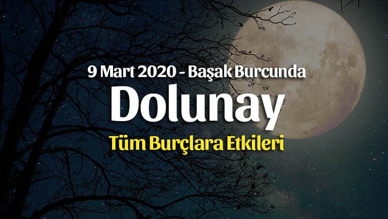 Başak Burcunda Süper Dolunay Burçlara Etkileri – 9 Mart 2020