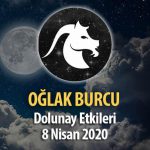 Oğlak Burcu Dolunay Etkileri - 8 Nisan 2020