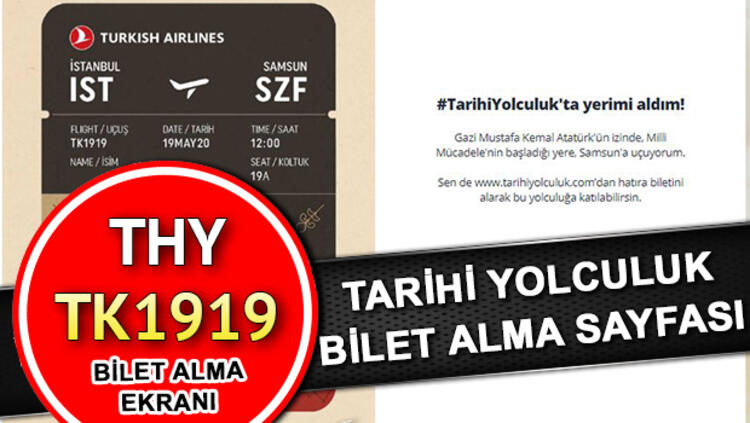 Tarihi yolculuk.com ile THY tarihi uçuş bileti nasıl alınır?