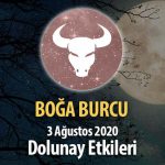 Boğa Burcu Dolunay Etkileri - 3 Ağustos 2020