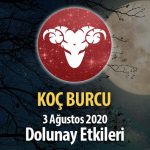 Koç Burcu Dolunay Etkileri - 3 Ağustos 2020