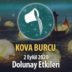 Kova Burcunda Dolunay Etkileri - 2 Eylül 2020