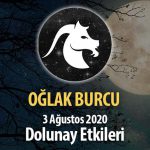 Oğlak Burcu Dolunay Etkileri - 3 Ağustos 2020