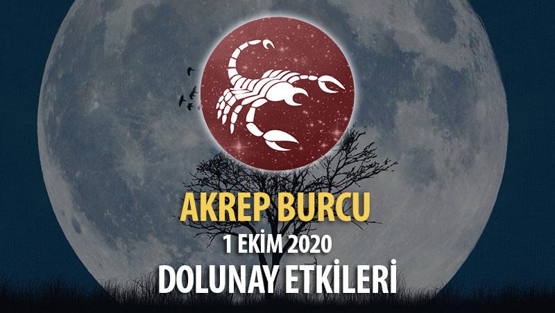 Akrep Burcu 1 Ekim 2020 Dolunay Burç Yorumları