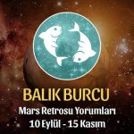 Balık Burcu Mars Retrosu Yorumları 10 Eylül - 15 Kasım