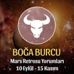 Boğa Burcu Mars Retrosu Yorumları 10 Eylül - 15 Kasım