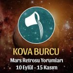 Kova Burcu Mars Retrosu Yorumları 10 Eylül - 15 Kasım