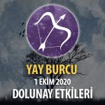 Yay Burcu 1 Ekim 2020 Dolunay Burç Yorumları