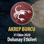 Akrep Burcu Dolunay Burç Yorumları - 31 Ekim 2020