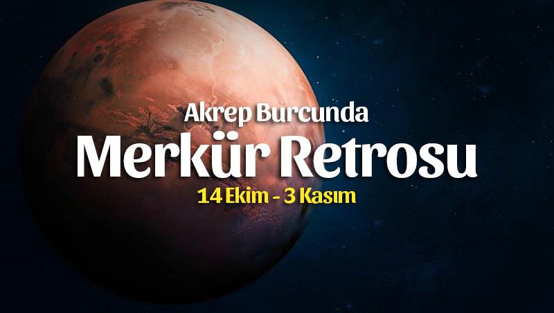 Akrep Burcunda Merkür Retrosu 14 Ekim – 3 Kasım