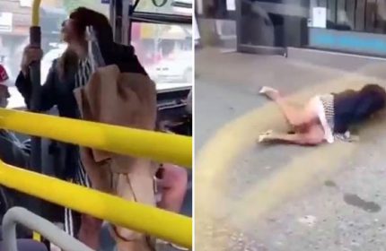 Yüzüne Tüküren Maske Takmayan Kadını Otobüsten Attı