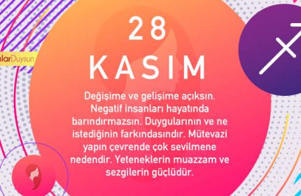 28 Kasım Hangi Burç