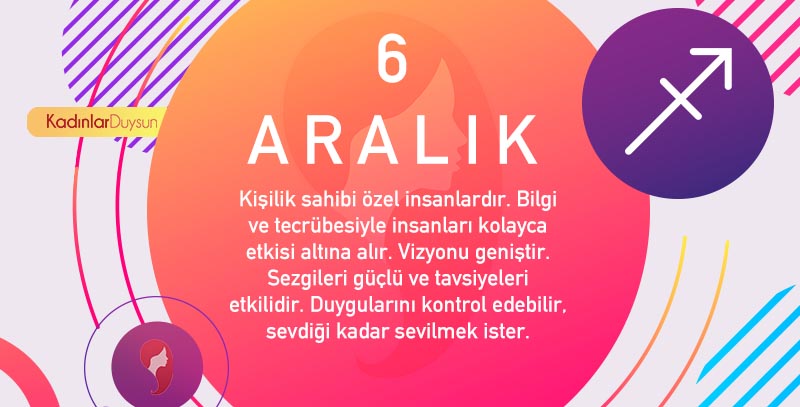 6 Aralık Hangi Burç